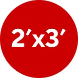 2'x3'